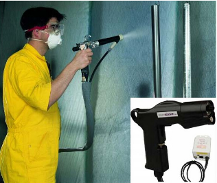 离子风枪在工作